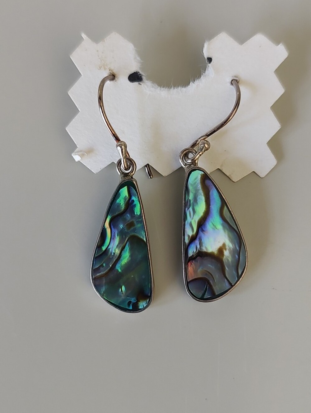 Sterling Silver Abalone Earrings